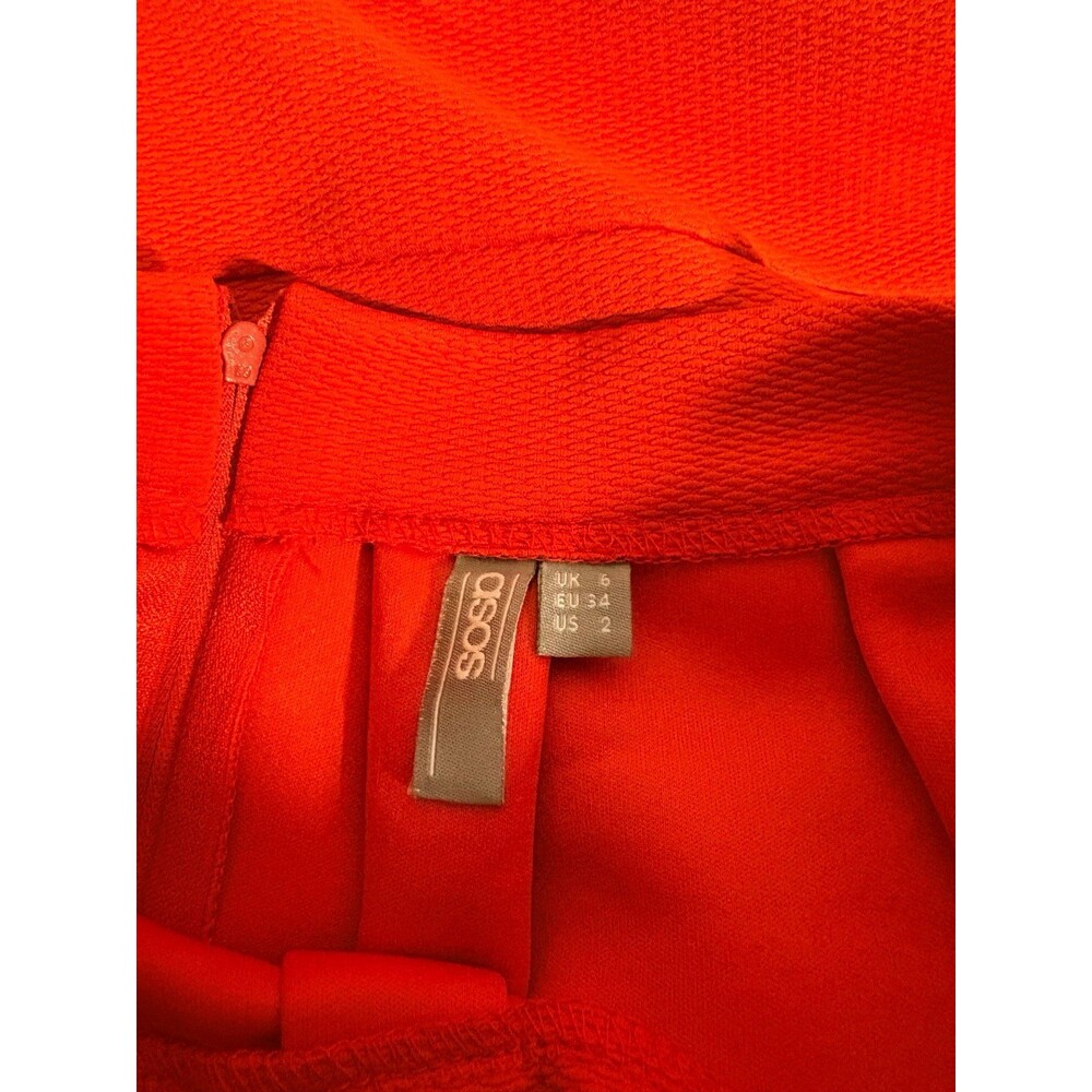 ASOS orange skirt